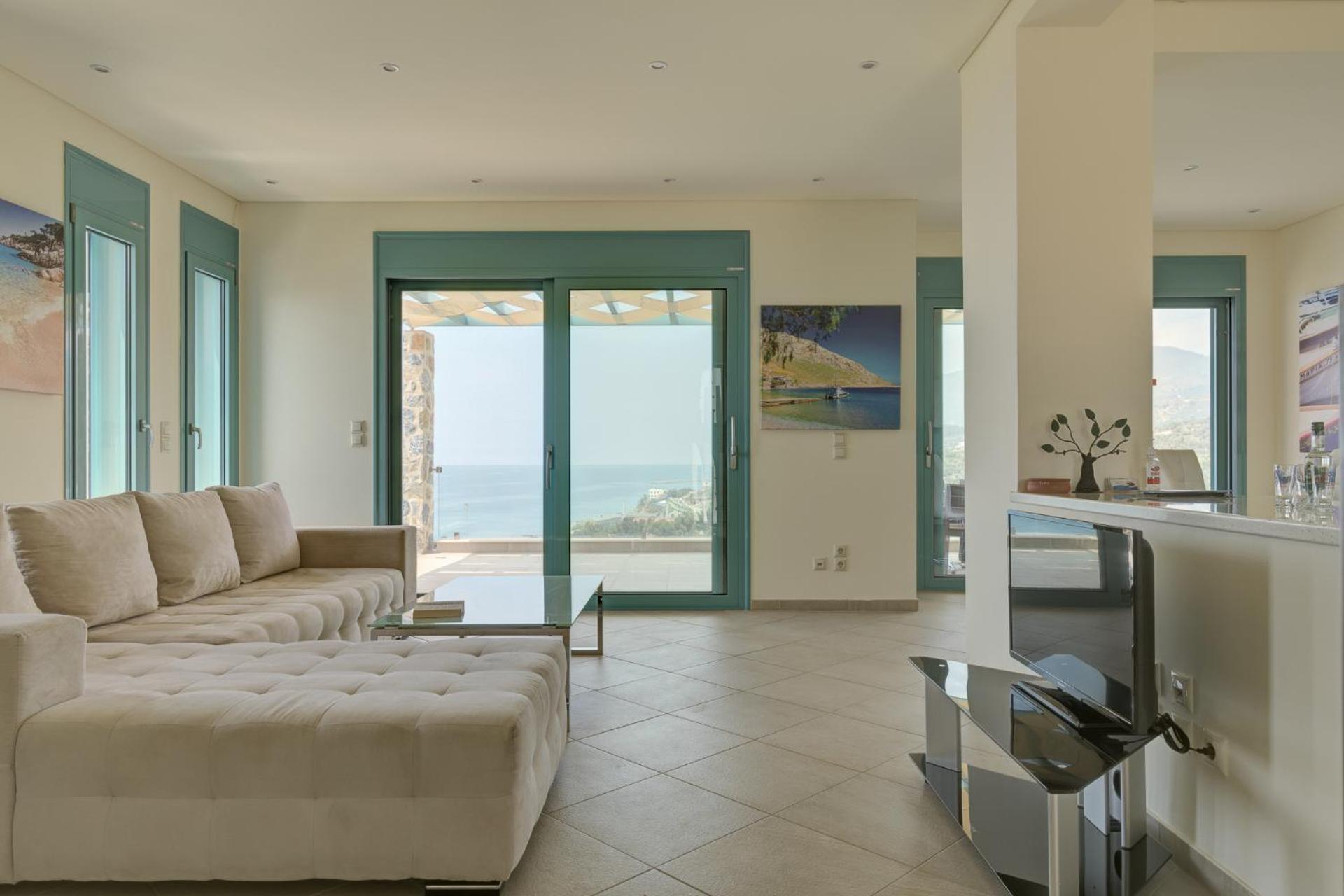 Ouzo Panoramic Houses 1, With Private Pool Пломарион Номер фото